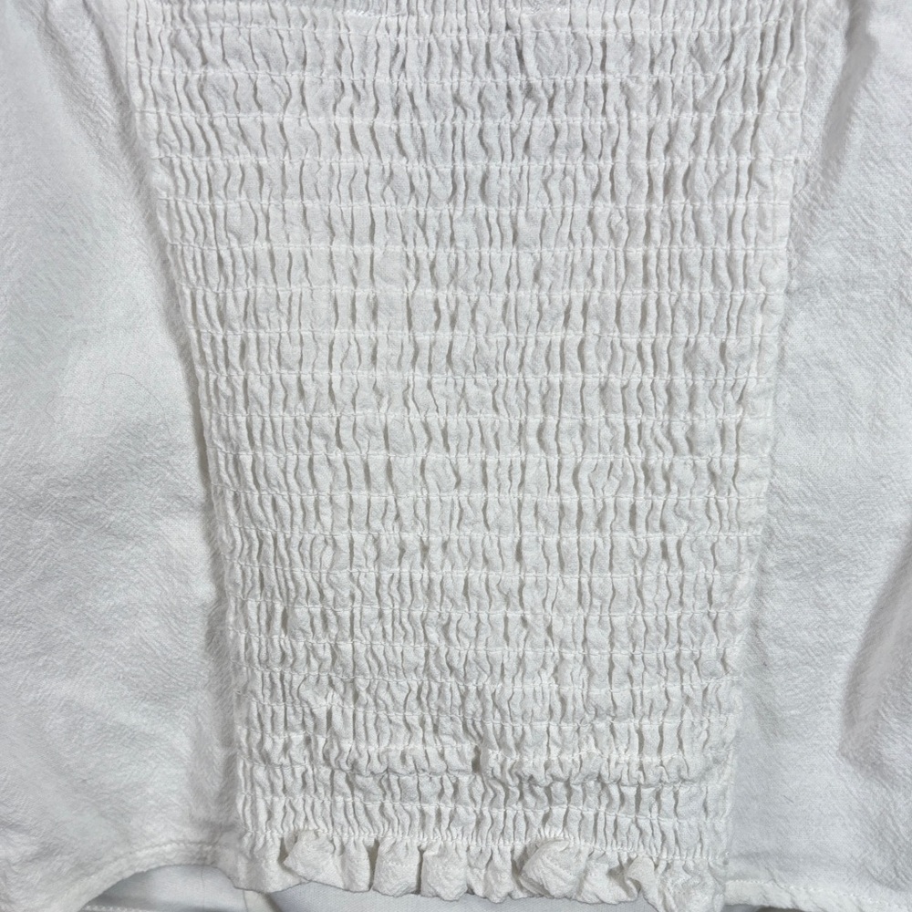 RSQ White Puff Sleeve Blouse - Picture 5 of 6
